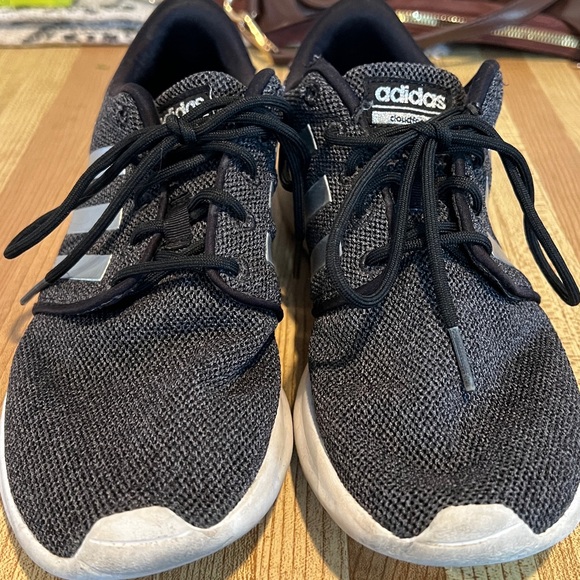 Adidas Black and Silver Cloudfoam Shoes - Picture 4 of 7